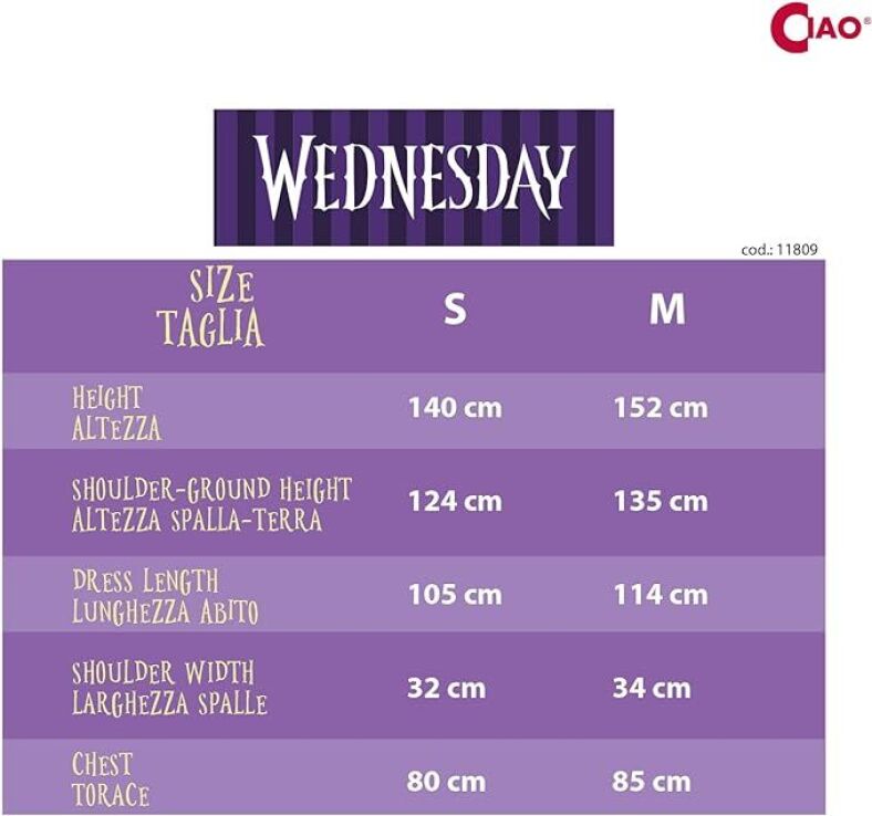 Ciao Στολή Wednesday Ballroom Medium (11809.M) (3)