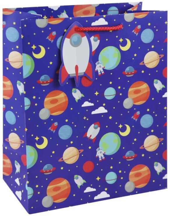 Eurowrap Χάρτινη Τσάντα Διάστημα L (33385-2C) (0)