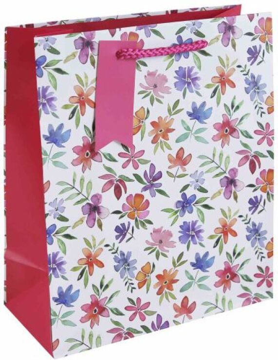 Eurowrap Χάρτινη Τσάντα Flowers Medium (34915-3C) (0)