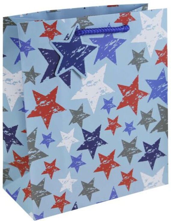 Eurowrap Χάρτινη Τσάντα Stars Medium (34924-3C) (0)