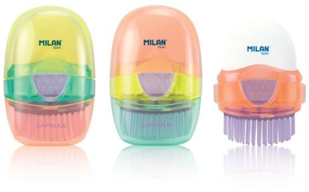 Milan Γόμα Capsule Με Βουρτσάκι-3 Σχέδια-1Τμχ(4900116LK2) (0)