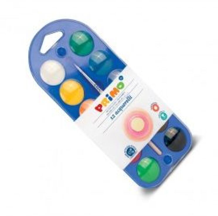 Primo Νερομπογιές 25mm 12Τμχ (110A12B) (0)