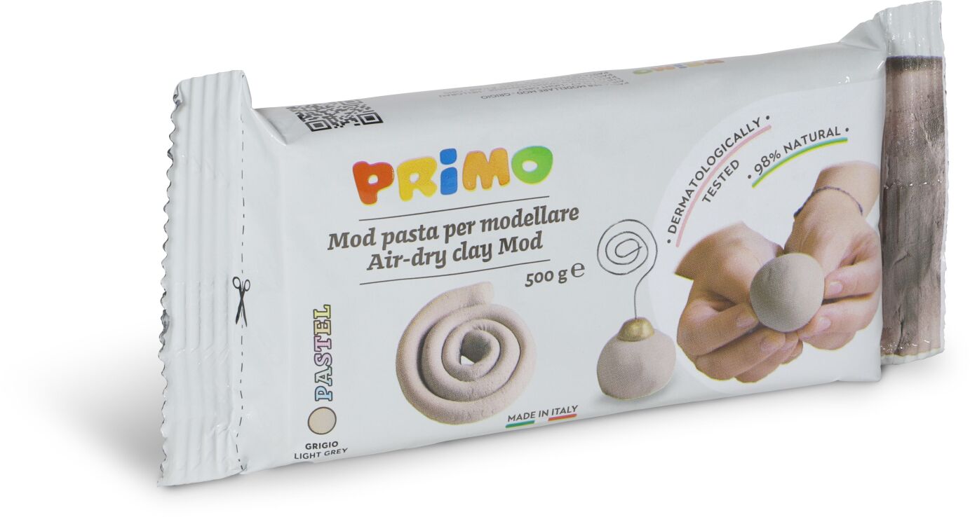 Primo Πηλός Pastel Light Grey 500gr (MOD500G7) (0)