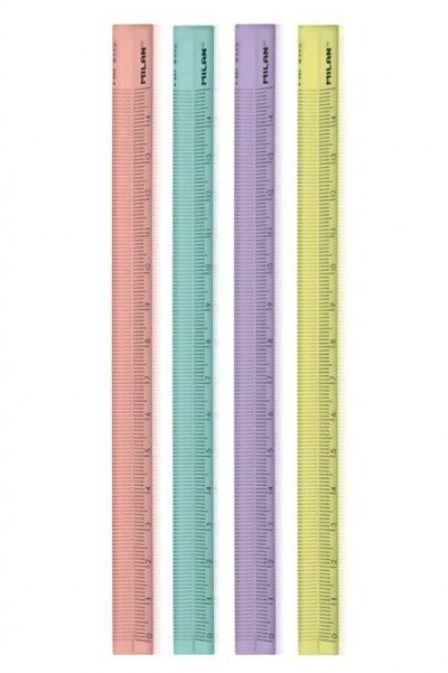 Milan Χάρακας Τριγωνικός 15cm-4 Χρώματα-1Τμχ (351260LK2) (0)