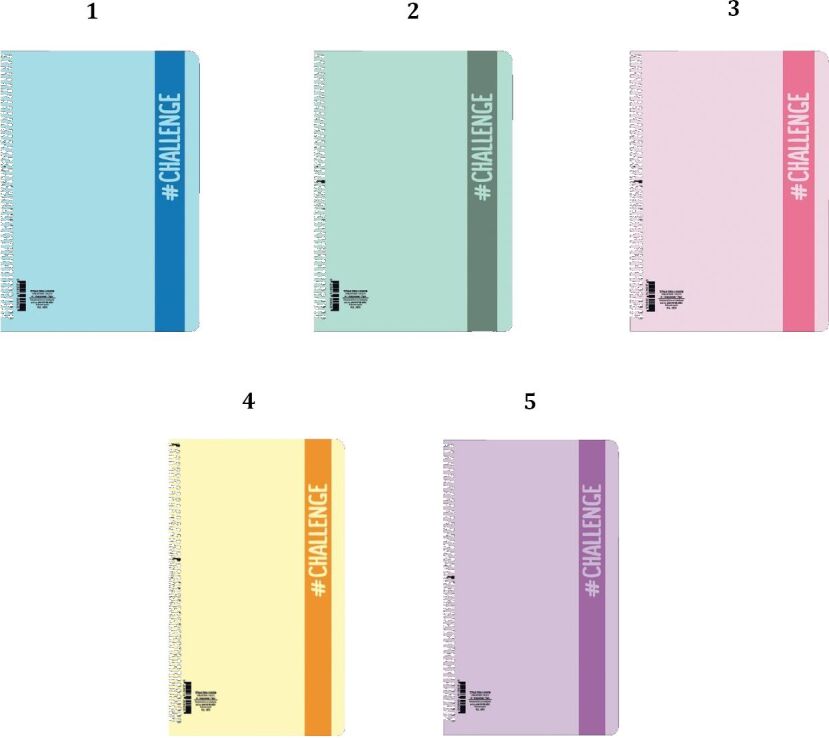 Τετράδιο Challenge Pastel Σπιράλ Α4 2 Θεματων 60 Φύλλα-5 Σχέδια 1Τμχ (36850) (1)