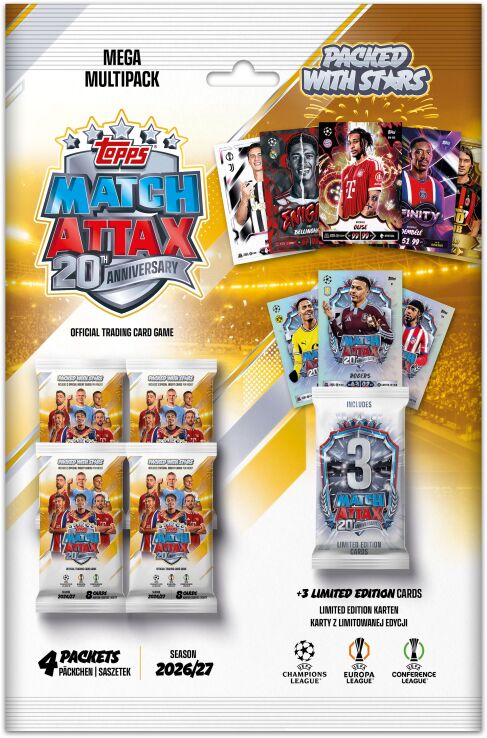 Topps Champions League 2027 Match Attax Mega Multipack (60.500.27.GR.56.0) (0)